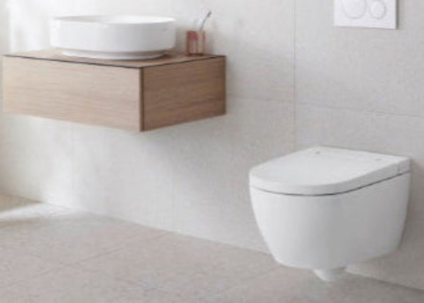 Geberit AquaClean Alba douchetoilet væghængt