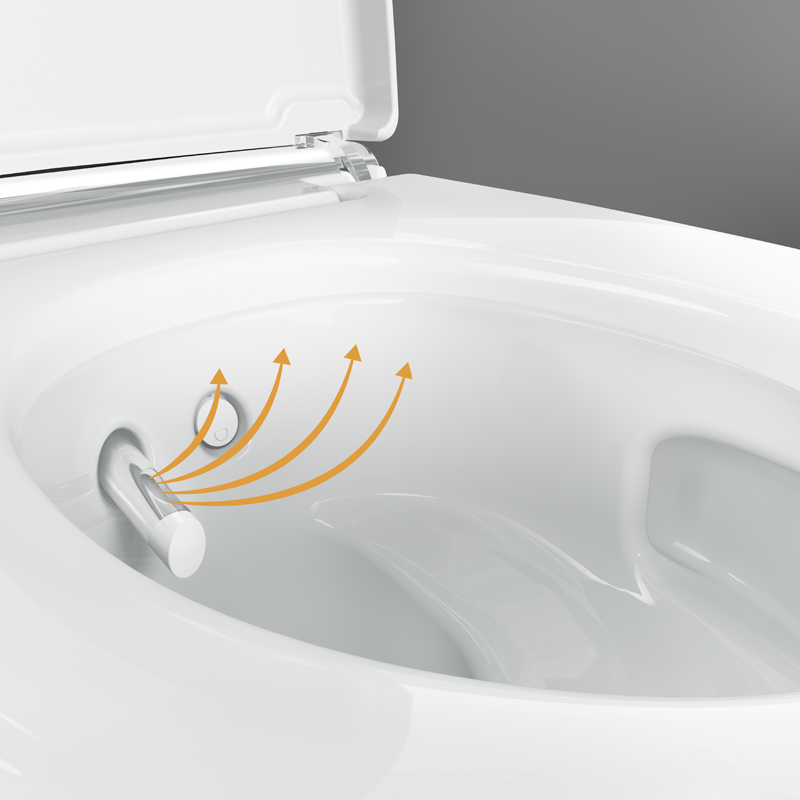 Geberit AquaClean Mera Classic douchetoilet gulvstående.