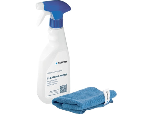 Geberit AquaClean rengøringsspray, Cleaning Agent med klud