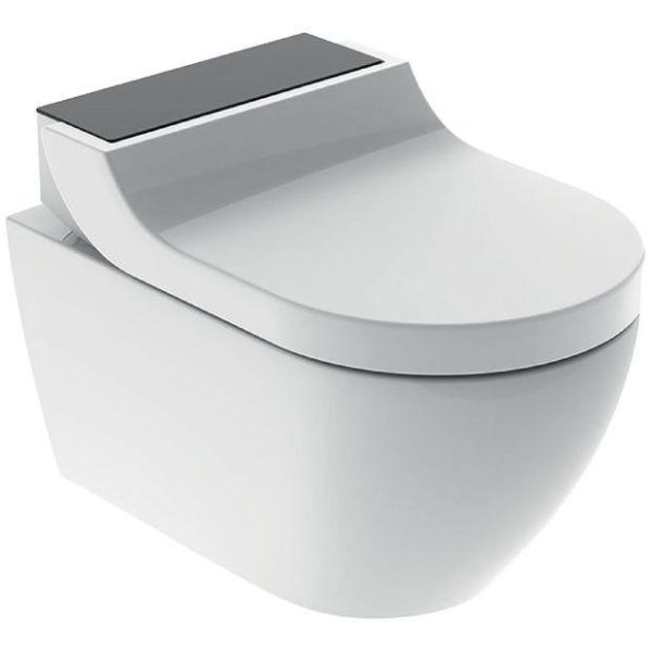 Geberit AquaClean Tuma Comfort bidetsæde med toiletskål.