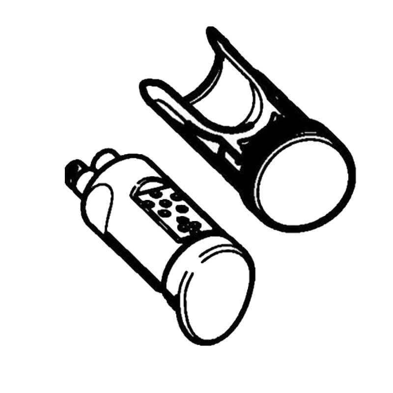 Dyse vaske og tørrearm sæt til Geberit AquaClean 8000 AP og UP Plus