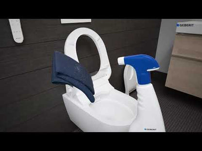 Geberit AquaClean Tuma Comfort bidetsæde med toiletskål.
